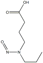 N-PROPYL-N-(3-CARBOXYPROPYL)NITROSAMINE Structure