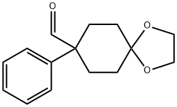 8-Phenyl-1,4-dioxaspiro[4.5]decane-8-carbaldehyde Structure