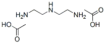 N-(2-aminoethyl)ethylenediamine diacetate Structure