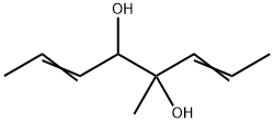 4-メチル-2,6-オクタジエン-4,5-ジオール 化学構造式