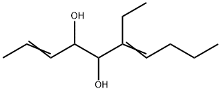 6-Ethyl-2,6-decadiene-4,5-diol 结构式
