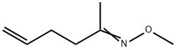 5-ヘキセン-2-オンO-メチルオキシム 化学構造式