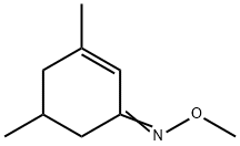 3,5-Dimethyl-2-cyclohexen-1-one O-methyl oxime Structure