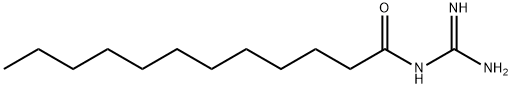 N-脒基十二碳酰胺, 5634-27-5, 结构式