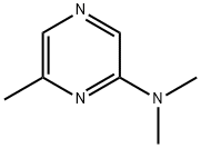 2-メチル-6-ジメチルアミノピラジン 化学構造式