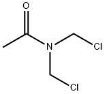 N,N-ビス(クロロメチル)アセトアミド 化学構造式