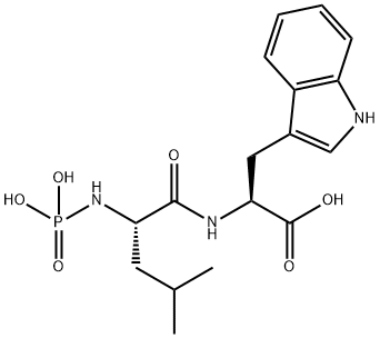 N-phosphorylleucyltryptophan Struktur