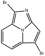2,6-ジブロモイミダゾ[2,1,5-cd]インドリジン 化学構造式