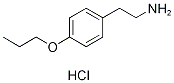 2-(4-propoxyphenyl)-1-ethanamine hydrochloride,56370-31-1,结构式