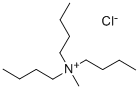N,N-ジブチル-N-メチル-1-ブタンアミニウム·クロリド 化学構造式