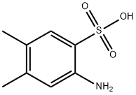 2-アミノ-4,5-ジメチルベンゼンスルホン酸 化学構造式