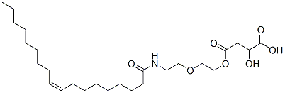 [(Z)-2-[2-[(1-oxo-9-octadecenyl)amino]ethoxy]ethyl] hydrogen maleate,56381-65-8,结构式