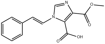 1-[(E)-2-Phenylethenyl]-1H-imidazole-4,5-dicarboxylic acid 4-methyl ester|