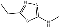 1,3,4-Thiadiazol-2-amine,  5-ethyl-N-methyl- Struktur