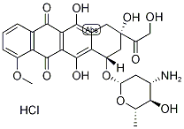 (8S-cis)-10-[(3-Amino-2,3,6-tridesoxy-α-L-arabino-hexopyranosyl)oxy]-7,8,9,10-tetrahydro-6,8,11-trihydroxy-8-(hydroxyacetyl)-1-methoxynaphthacen-5,12-dionhydrochlorid