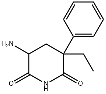 5-Amino-3-ethyl-3-phenylpiperidine-2,6-dione Structure