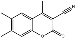 3-CYANO-4,6,7-TRIMETHYLCOUMARIN,56394-26-4,结构式