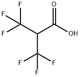 3,3,3-三氟-2-(三氟甲基)丙酸,564-10-3,结构式