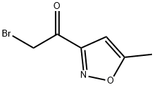 Ethanone, 2-bromo-1-(5-methyl-3-isoxazolyl)- Structure