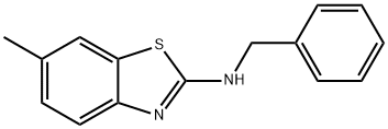 BENZYL-(6-METHYL-BENZOTHIAZOL-2-YL)-AMINE Struktur