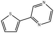 2-THIOPHEN-2-YL-PYRAZINE 化学構造式