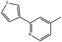 4-甲基-2-(噻吩-3-基)吡啶,56421-81-9,结构式