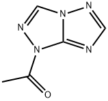1H-1,2,4-Triazolo[4,3-b][1,2,4]triazole, 1-acetyl- (9CI) Structure