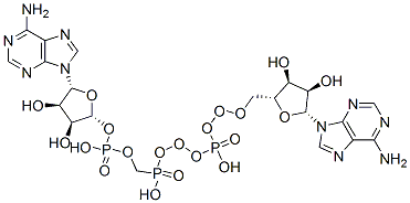 [[[(2R,3S,4R,5R)-5-(6-aminopurin-9-yl)-3,4-dihydroxyoxolan-2-yl]methoxy-hydroxyphosphoryl]oxy-hydroxyphosphoryl] [(2R,3S,4R,5R)-5-(6-aminopurin-9-yl)-3,4-dihydroxyoxolan-2-yl]methyl hydrogen phosphate,56432-02-1,结构式