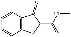 1H-Indene-2-carboxamide,  2,3-dihydro-N-methyl-1-oxo- 化学構造式