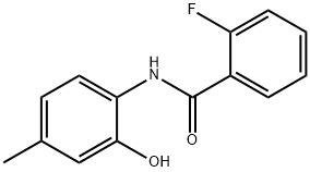 Benzamide, 2-fluoro-N-(2-hydroxy-4-methylphenyl)- (9CI) 结构式