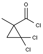 Cyclopropanecarbonyl chloride, 2,2-dichloro-1-methyl- (9CI) Struktur