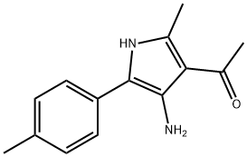 1-[4-Amino-2-methyl-5-(4-methylphenyl)-1H-pyrrol-3-yl]ethanone|