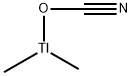 Cyanatodimethylthallium(III) Structure