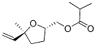 2-Furanmethanol, 5-ethenyltetrahydro-.alpha.,.alpha.,5-trimethyl-, acetate, cis- Structure