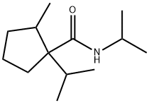 2-метил-N, 1-бис (1-метилэтил) циклопентанкарбоксамид структура