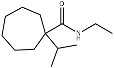 N-ethyl-1-isopropylcycloheptanecarboxamide  Structure