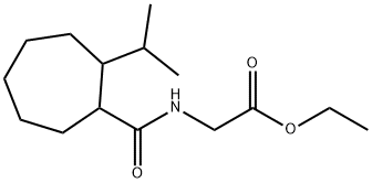 ethyl N-(2-isopropylcycloheptanecarbonyl)glycinate|