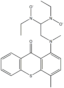 티옥산텐-9-온,1-((2-(디에틸아미노)에틸)메틸아미노)-4-메틸-,N-옥사이드