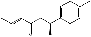 2-Methyl-6-(4-methyl-1,4-cyclohexadien-1-yl)-2-hepten-4-one Struktur