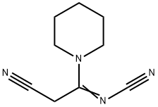 1-[2-cyano-1-(cyanoimino)ethyl]piperidine Structure