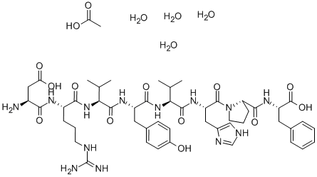 [Val5]アンギオテンシンII【ラット】 化学構造式
