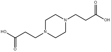 1,4-BIS(2-CARBOXYETHYL)PIPERAZINE Structure