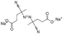 disodium 4,4'-azobis[4-cyanovalerate] Structure