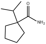 Cyclopentanecarboxamide,  1-(1-methylethyl)- Structure