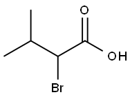 2-溴代异戊酸,565-74-2,结构式
