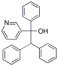 1,2,2-triphenyl-1-pyridin-3-yl-ethanol Struktur