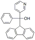 3-Pyridinemethanol, alpha-9H-fluoren-9-yl-alpha-phenyl-,56501-90-7,结构式