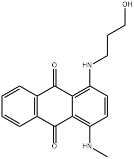 1-[(3-hydroxypropyl)amino]-4-(methylamino)anthraquinone|