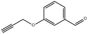 3-(プロプ-2-イン-1-イルオキシ)ベンズアルデヒド 化学構造式
