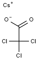 cesium trichloroacetate Struktur